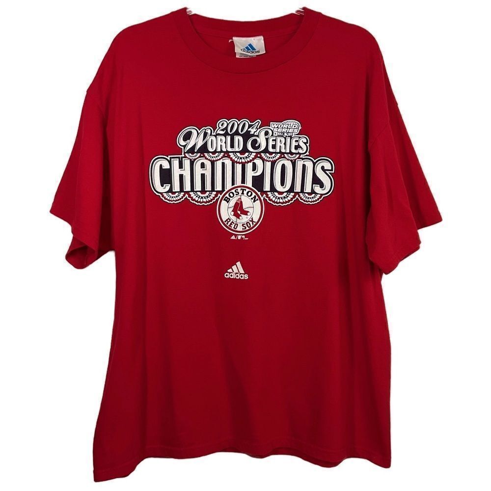 Adidas Boston Red Sox 2004 World Series Champions T-Shirt XL